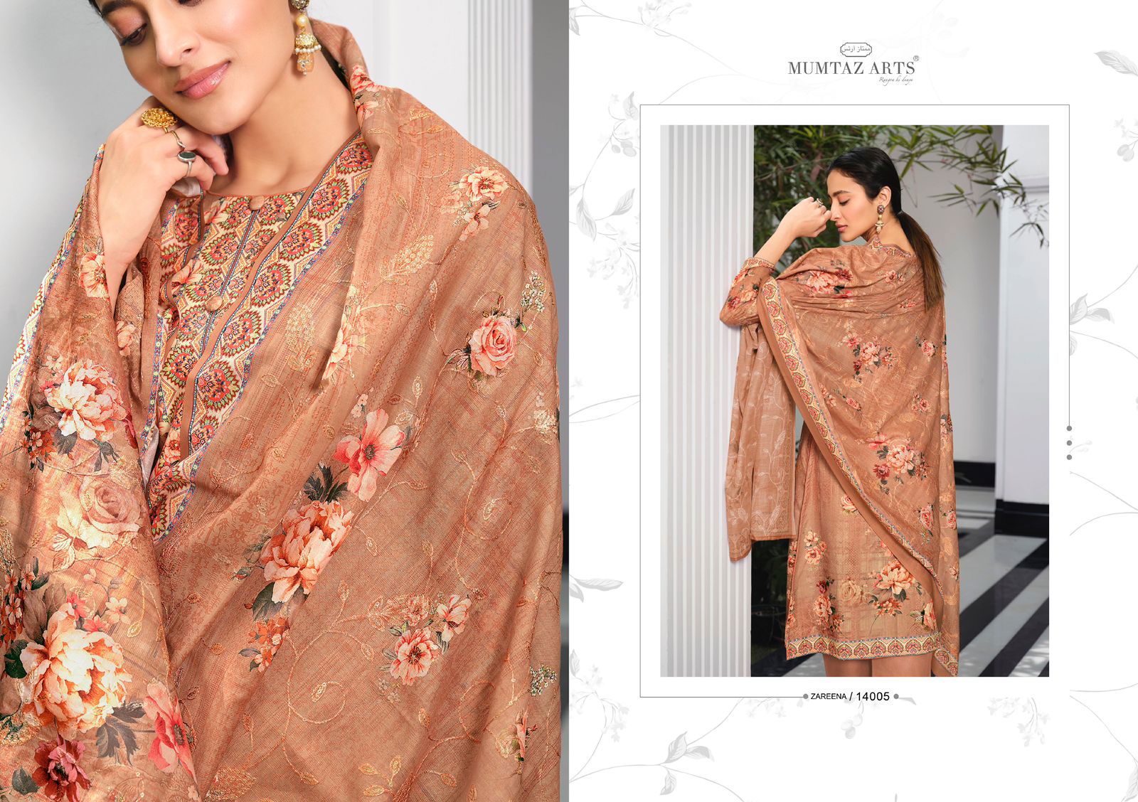 Mumtaz Zareena Fancy Wear Embroidered Designer Wholesale Printed Salwar Suits
